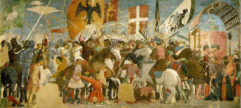 Piero della Francesca Battle between Heraclius and Chosroes oil painting picture